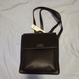 NWT BCBG Quincy backpack purse black